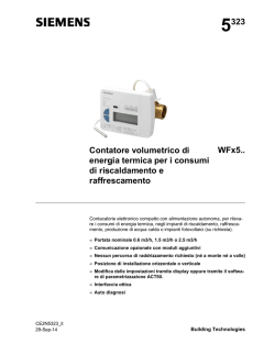 Foglio tecnico WF..5..