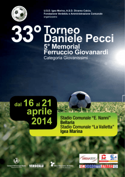 Torneo Daniele Pecci - Mondocalcio Bellaria Igea Marina
