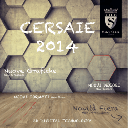 cersaie 2014 - SAVOIA ITALIA