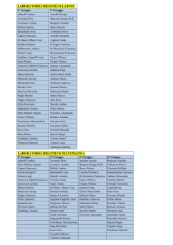 Elenco studenti - liceo da procida