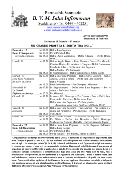 Parrocchia Santuario - Santuario di Scaldaferro