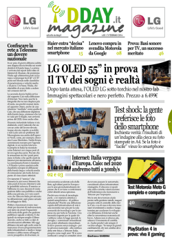 LG OLED 55&rdquo; in prova Il TV dei sogni &egrave; realt&agrave;