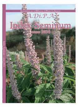 Index Seminum 2014