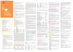 Calendario per la pesca dilettantistica 2014