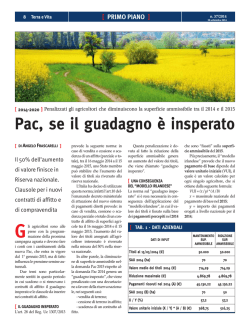 Pac, se il guadagno &egrave; insperato