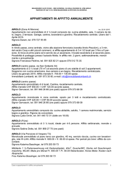 appartamenti annuali