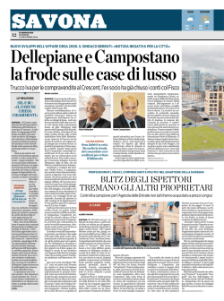 Dellepiane e Campostano la frode sulle case di