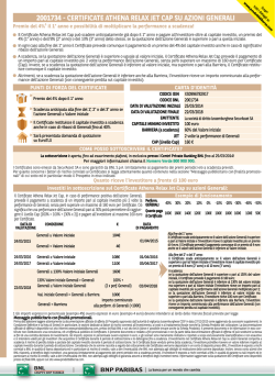 certificate athena relax jet cap su azioni generali