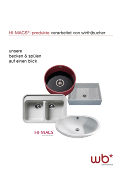 lg-hi-macs &reg; becken - schreinerei wirth