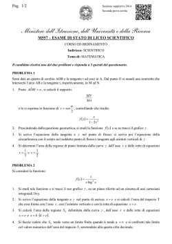 Prova suppletiva liceo di ordinamento
