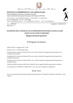 proclamazione eletti 2014-2015