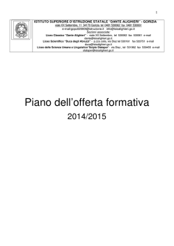 pof - ISIS Dante Alighieri Gorizia