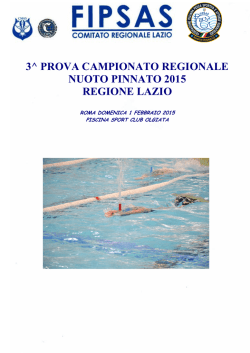 list 3^ prova regione lazio