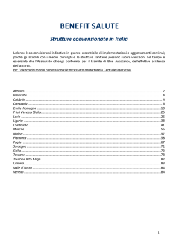 Strutture sanitarie in Italia