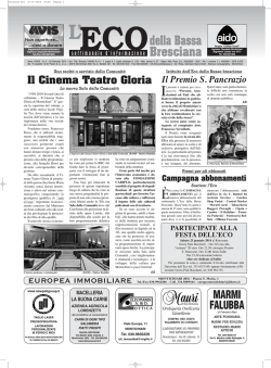 Giornale Eco - Eco della Bassa Bresciana