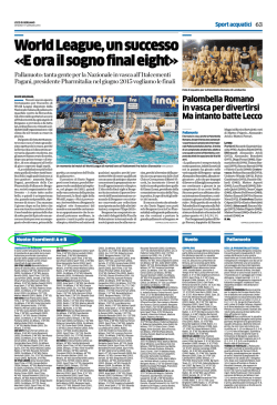 Nuoto: Esordienti A e B - i risultati di Romano
