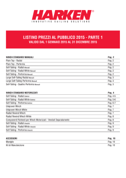 LISTINO PREZZI AL PUBBLICO 2015 - PARTE 1