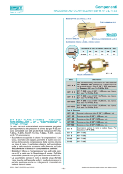 Raccordi Autocartellanti per R-410a