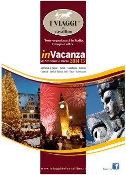 Catalogo InVacanza - I Viaggi del Cavallino
