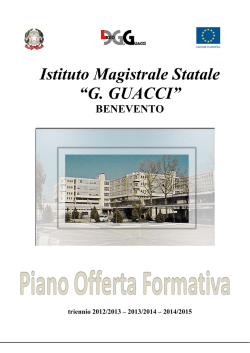 P.O.F. - Liceo Guacci