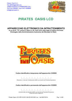 Libretto Esplicativo Pirates Oasis