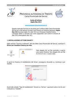 Carta Provinciale dei Servizi - Provincia Autonoma di Trento