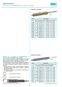 Scovoli per Scambiatori a Fascio Tubiero