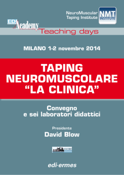 TaPinG nEURoMUSColaRE “la CliniCa”