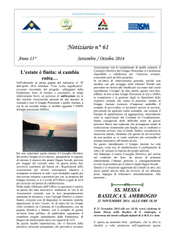 Notiziario n&deg; 61 - pensionatiaem.it
