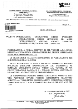 medicina specialistica ambulatoriale