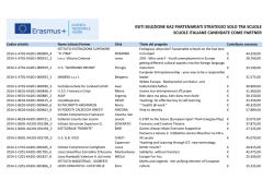 elenco partner italiani di partenariati strategici tra sole scuole