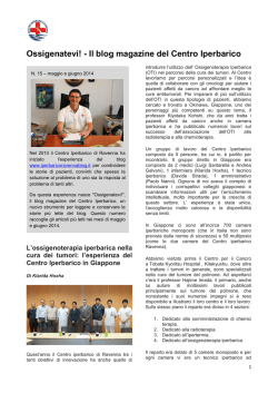 Ossigenatevi! - Centro Iperbarico Ravenna