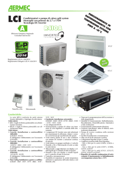 Scheda Tecnica - Fontana Frigoriferi