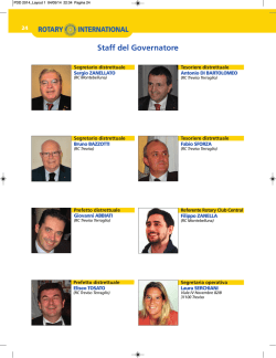 STAFF, ASSISTENTI E COMMISSIONI (formato pdf)