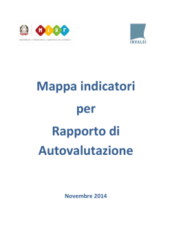 RAV - Mappa indicatori - Gilda degli Insegnanti di Sassari