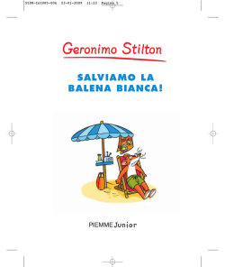 SALVIAMO LA BALENA BIANCA!