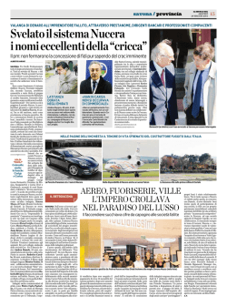 Svelato il sistema Nucera