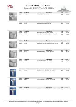 LISTINO PREZZI 1/03/14