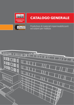 Catalogo generale - Italiana Membrane