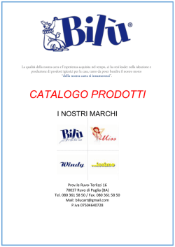 Bil&ugrave; catalogo digitale