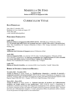 MARIELLA DE FINO - DICATECh