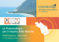 La Pneumologia per il respiro delle Marche