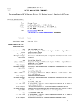 caruso giuseppe - Asp di Siracusa