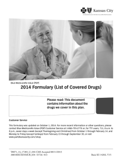 2014 Formulary (List of Covered Drugs)