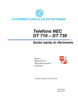 Telefono NEC DT 710 – DT 730