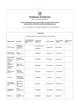Estrazione, fornitura e trasporto di terra e materiali inerti