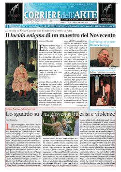 Artisti . Corriere dell arte