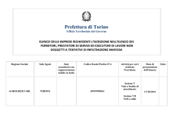 Elenco imprese richiedenti