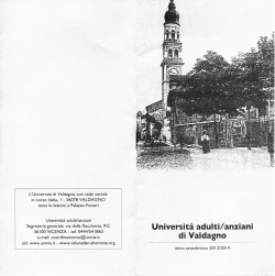 Riepilogo fine anno - Universit&agrave; Adulti/Anziani di Valdagno