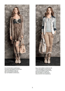 Dress ELW142011800 Col.04003 Declina Long Jacket
